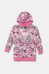 Dětské bavlněné šaty Guess růžová barva, mini, K5YK04 KA6R4