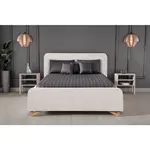 MID.YOU ČALOUNĚNÁ POSTEL, 180/200 cm, perleť