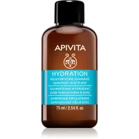 Apivita Hydration Moisturizing Shampoo hydratační šampon pro všechny typy vlasů 75 ml