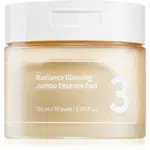 Numbuzin No. 3 Radiance Glowing Jumbo Essence Pad tonizační polštářky pro rozjasnění a hydrataci 70 ks