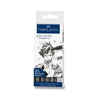 Popisovač Faber-Castell Pitt Artist Pen Manga sada 6 ks, Mangaka