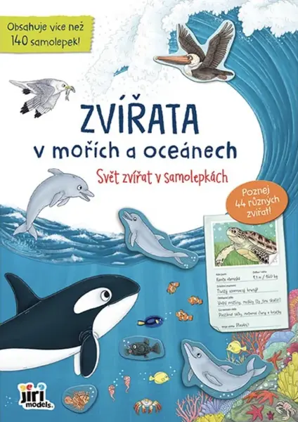 Svět zvířat v samolepkách Zvířata v moři a oceánu