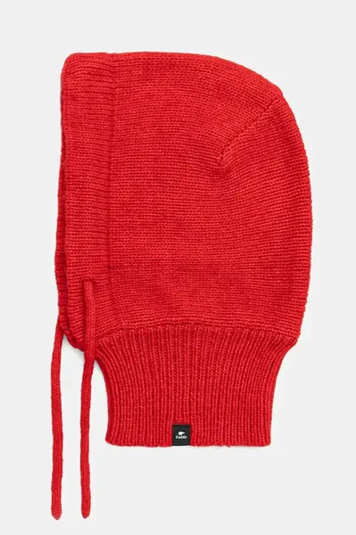 Kukla s přídavkem vlny Eisbar Mathilde Hood červená barva, E31003