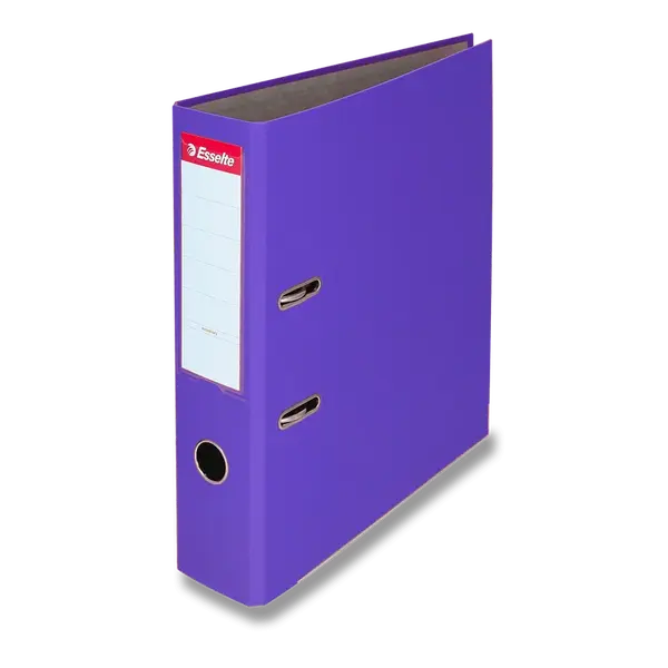 Pákový pořadač Esselte  Economy, A4, 75 mm - fialový