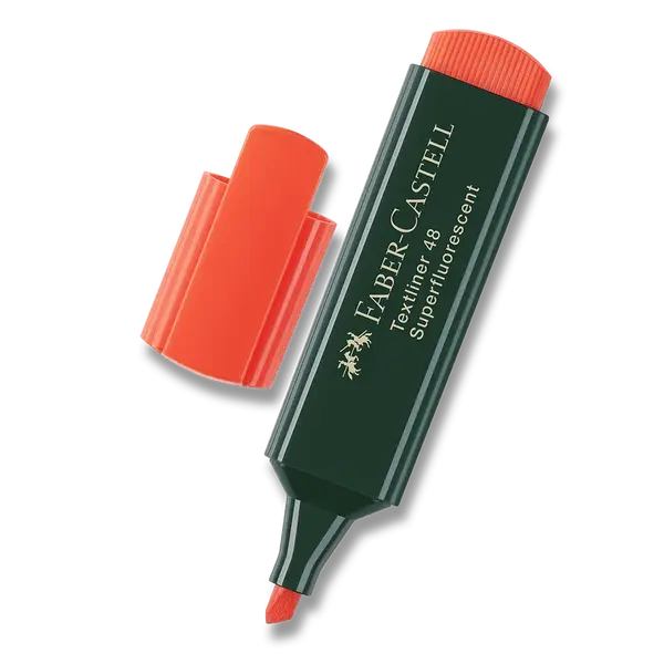 Zvýrazňovač Faber-Castell Textliner 1548 - oranžový
