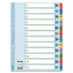 Rozlišovač Esselte Mylar - 1 - 12, 12 listů