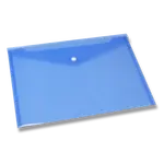 Spisovka s drukem FolderMate Clear, A4 - modrá