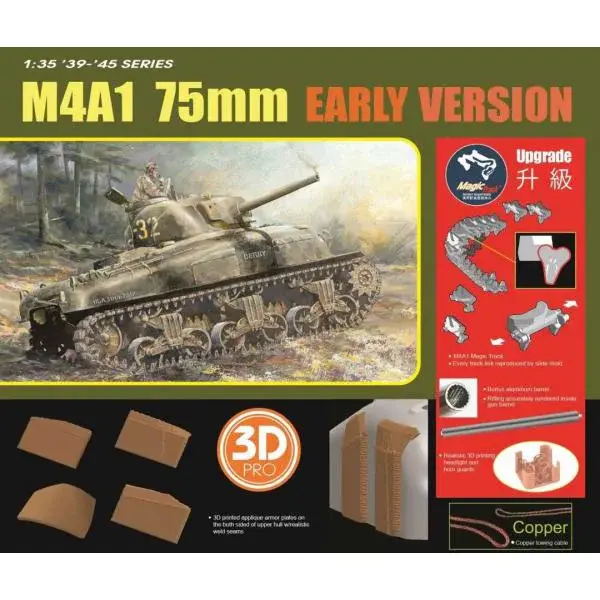 Model Kit tank 6701 - M4A1 EARLY PRODUCTION (1:35)