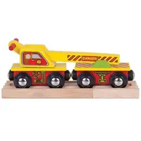 Bigjigs Rail Vagon s jeřábem