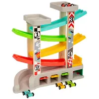 Small Foot Závodní dráha s parkovištěm a garážemi