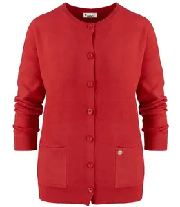 Pri Classic warm thick short LEOILA sweater with button closure