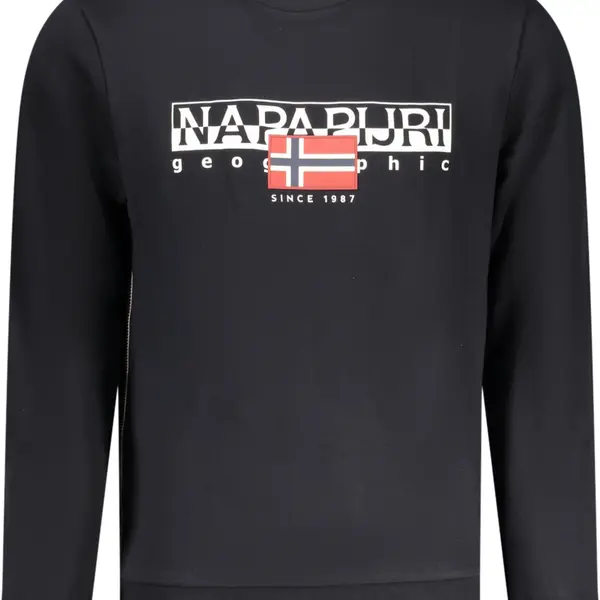 NAPAPIJRI SWEATSHIRT WITHOUT ZIP MEN BLACK