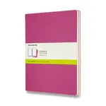 Sešity Moleskine Cahier, XL, čisté, 3 ks - tm. růžové