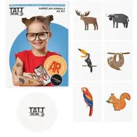 TATTonMe Živé tetovačky pro děti Americká zvířata