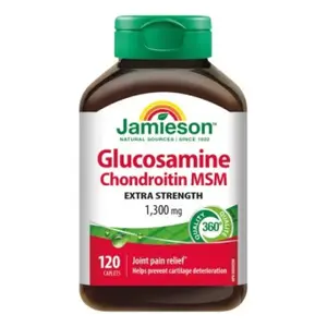 Jamieson Glukosamin Chondroitin MSM 1300mg 120 tablet
