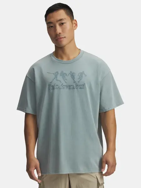 Men's Under Armour UA HWT ATHLETES OS SS-GRN - Men's T-Shirt