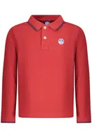 NORTH SAILS KIDS&#39; LONG-SLEEVED POLO SHIRT, RED