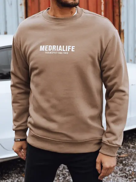 Pánský béžový svetr Medrialife