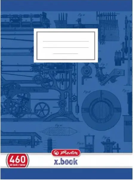 Školní sešit 460 bezdřevý (poškozená)