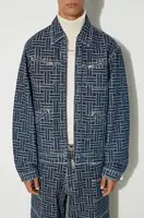 Rifľová bunda Kenzo Trucker Denim Jacket Weave