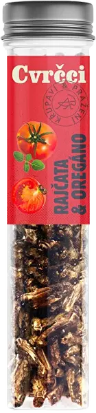 SENS Chrumkavé & pražené cvrčky - Paradajka & Oregáno 20 g