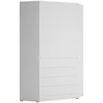 Skriňa rohová 2d  Flexi Flxs03 Biela Alpin/Billbergia