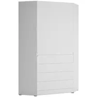 Skriňa Narożna 2d Flexi Flxs03  Mdf Alpin White/Alpin White Supermat