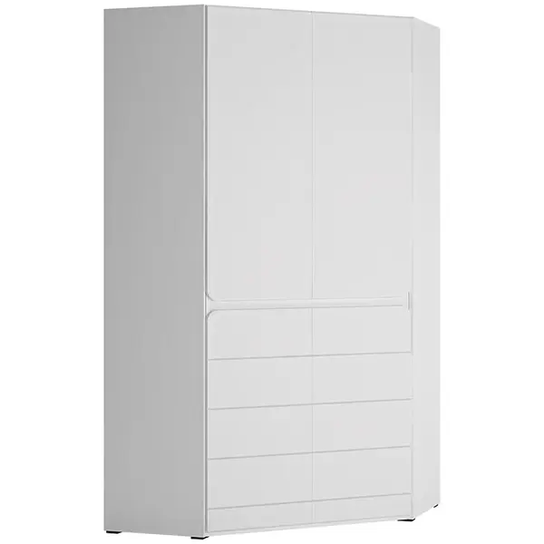 Skriňa rohová 2d  Flexi Flxs03 Biela Alpin/Billbergia