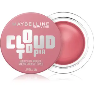 MAYBELLINE NEW YORK CloudTopia matná krémová lícenka na pery a líca odtieň 08 Enchanted Mauve 5 g