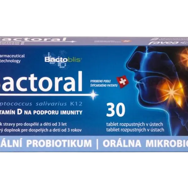 FAVEA Bactoral + Vitamín D 30 tablet