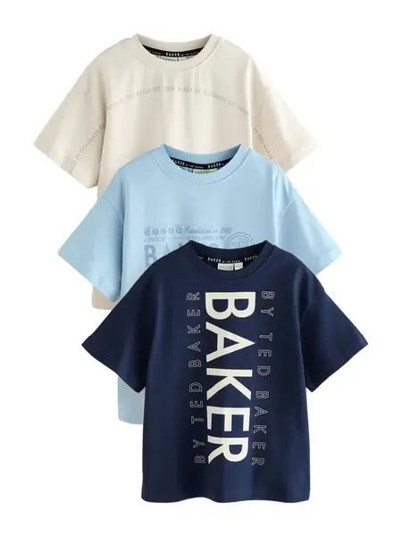 Baker by Ted Baker Tričko  námornícka modrá / svetlomodrá / prírodná biela