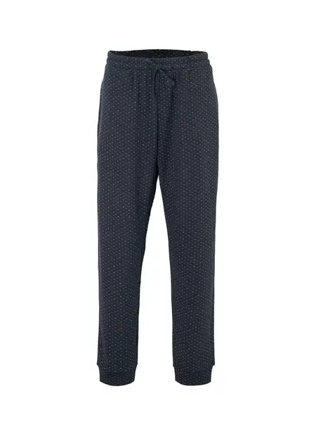 Dagi Pyžamové nohavice  hnedá / čierna / biela