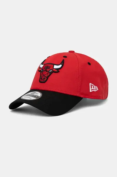 Bavlněná baseballová čepice New Era NBA SIDE PATCH 9FORTY® CHICAGO BULLS