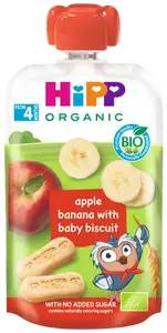 HIPP BIO Hippies Jablko-Banán-Baby sušenky 100 g