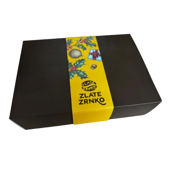 Luxusná darčeková krabička na 2x sypaný čaj, s naberačkou na med a sitkom