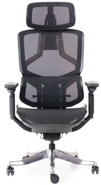 SEGO Ergonomická kancelářská židle ENZO černá – pro dlouhé sezení 8–12 h