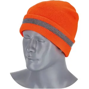 Čepice reflexní FLUO, oranžová, STALCO
