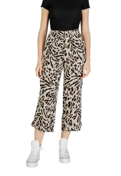 Ichi dámské leopardí kalhoty