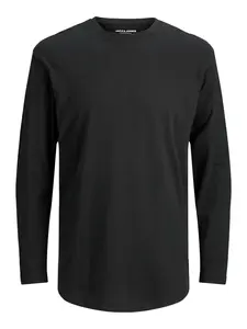Černé triko s dlouhým rukávem Jack &amp; Jones