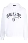 Biela mikina Dsquared2 s kapucňou