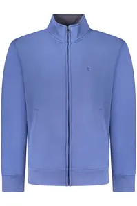 Pánská modrá mikina na zip