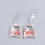Goldfish Shape Fish Water Bag Resin Pendants