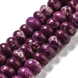 Synthetic Imperial Jasper Dyed Beads Strands