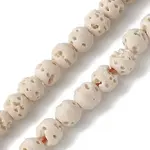 Synthetic Lava Rock Dyed Beads Strands