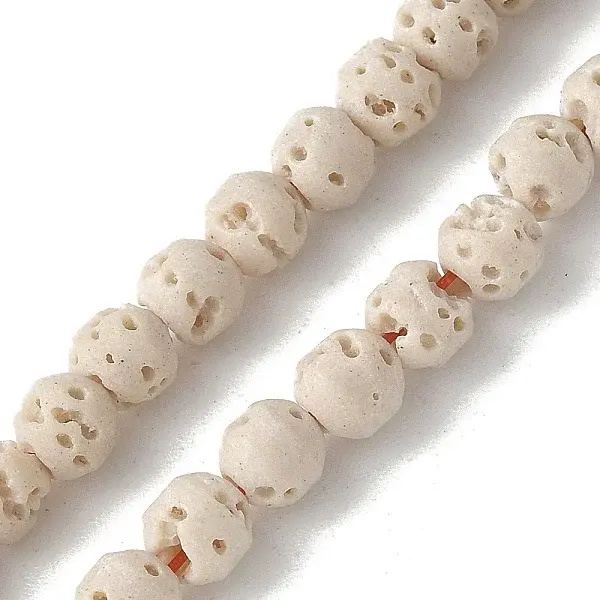 Synthetic Lava Rock Dyed Beads Strands