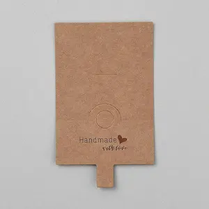 Kraft Paper Keychain Display Cards