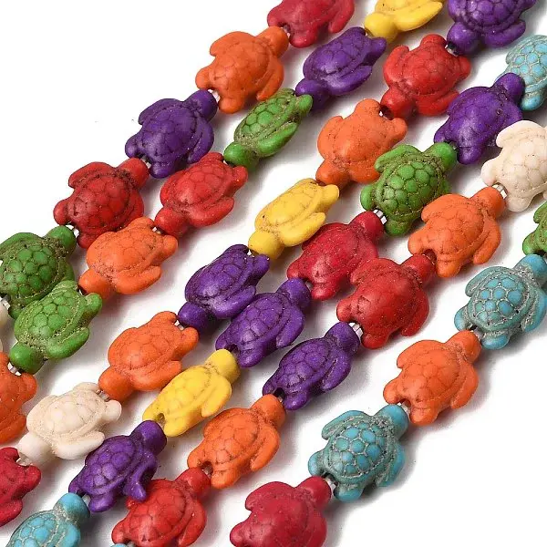 Synthetic Turquoise Beads Strands