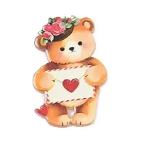 Valentine's Day Opaque Printed Acrylic Pendants