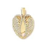 Brass Micro Pave Cubic Zirconia Openable Pendants
