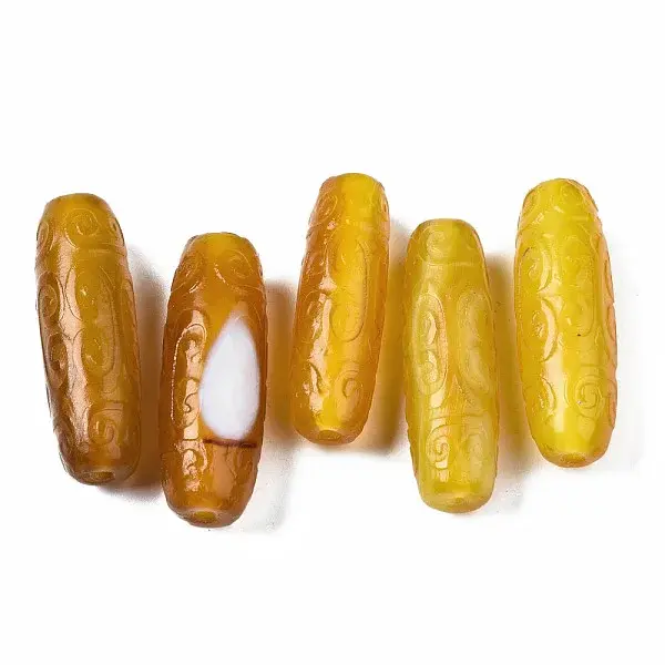 Natural Grey Agate Beads